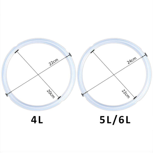 Silicone Gasket Pot Side Seal Electric Pressure Cooker Replacement Parts, Size：20x22cm, Size：22x24cm