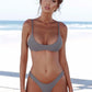Sexy Brazilian Bikini Solid Swimwear Low Waist Thong Beach Wear, XL, M, L, S, XXL