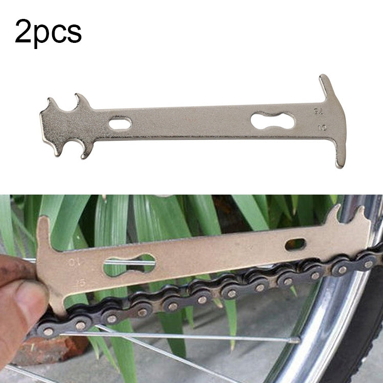 2pcs icycle Chain Test Caliper Mountain Bike Chain Wear Replacement De ...