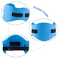 Blue EVA floating foam swim belt with black strap, showing adjustment sections