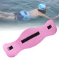 Pink EVA floating foam swim belt with adjustable black web strap and buckle