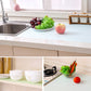 Waterproof cabinet pad mat on countertop under kitchen sink area