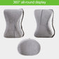 Light gray U-shaped leg pillow cushion, 360-degree display with different angles
