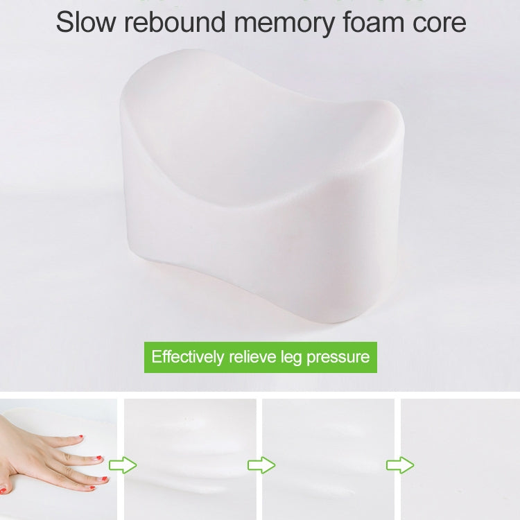 White memory foam leg pressure relief insert cushion