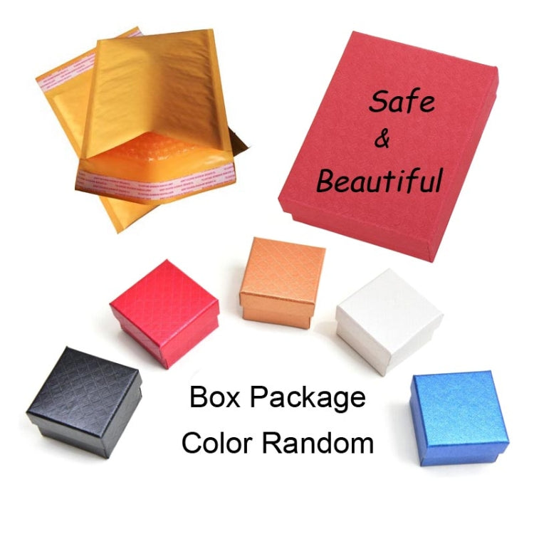 Jewelry box package with multiple colored boxes for brooch storage, random colors