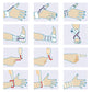 Elastic bandage use guide icons for wrapping hands and feet