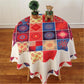 Retro Pattern Linen Table Cloth For Dinner Home Decor Dustproof Table Cover, 85x85cm, 110x110cm, 110x160cm, 130x180cm, 140x140cm, 140x200cm