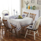 Retro Pattern Linen Table Cloth For Dinner Home Decor Dustproof Table Cover, 85x85cm, 110x110cm, 110x160cm, 130x180cm, 140x140cm, 140x200cm