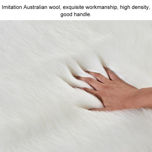 Long Plush Round Carpet Living Room Decoration Imitation Wool Carpet Mat, 35x35cm, 45x45cm, 60x60cm, 80x80cm, 100x100cm, 120x120cm, 180x180cm