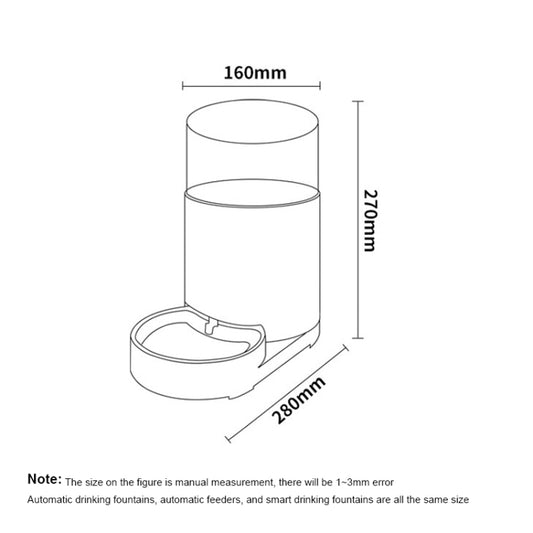 Cat Automatic Water Dispenser Drinking Water Bowl Dog Feeder, Drinking Fountain, Feeder, Drinking Fountain + Feeder