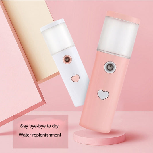 Facial Hydration Instrument Air Humidifier USB Beauty Cold Spray Instrument Auto Alcohol Disinfection Spayer, Lipstick Style, L20