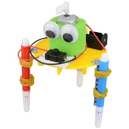 DIY Robot Kids Puzzle Solar Toys Painting Toy, Puzzle Solar Toy