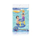 Bestway inflatable basketball hoop set packaging, blue hoop ring and orange ball