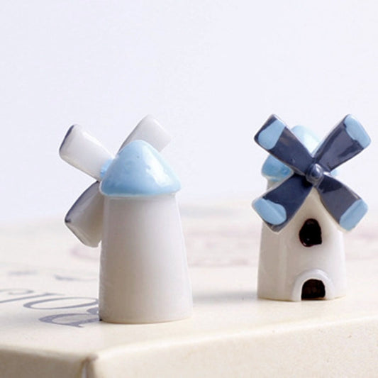 4 PCS Mini Cartoon Small Windmill Cottage Decoration Crafts, Small Windmill