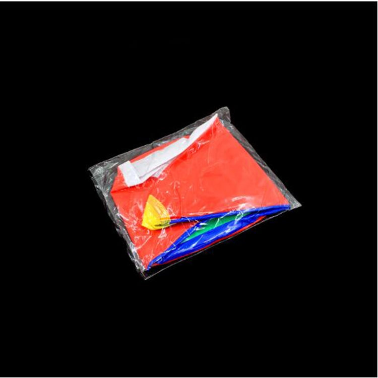 Inflatable beach ball water toy package bag with red and blue items.