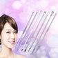 Stainless steel acne needle set with seven slender tools and loop ends