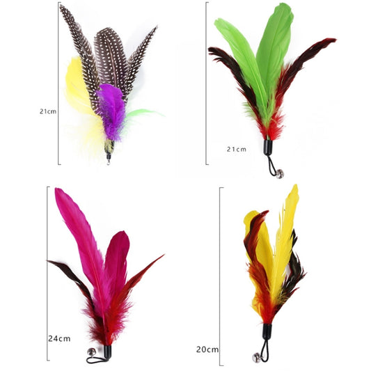 Cat Toys Feather Telescopic Funny Cat Sticks, 11 In 1 Cat Toy