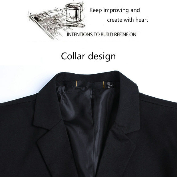 Black blazer collar design with structured lapels and inner lining