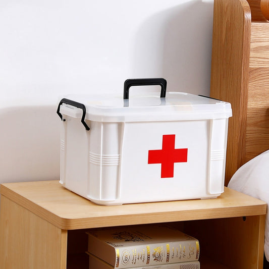 Family Medical Box Multi-layer Medical Emergency Medicine Storage Box Household Plastic Medicine Box, S, L, XL
