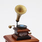 1:12 Mini House Toy Simulation Retro Gramophone with Record, Retro Gramophone with Record