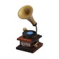 1:12 Mini House Toy Simulation Retro Gramophone with Record, Retro Gramophone with Record