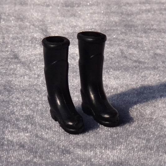 3 Pairs 1:12 Dollhouse Doll House Simulation Model mini Accessories Plastic Long Tube Rain Boots, 3 Pairs Long Tube Rain Boots