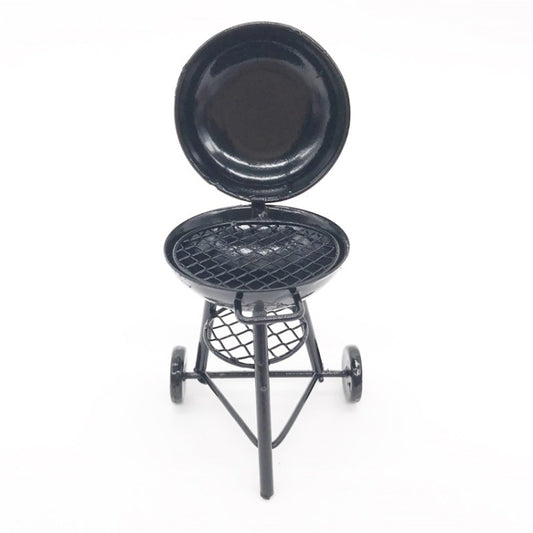 1:12 Mini House Toy Simulation Round Oven Outdoor Scene Decoration, Round Oven