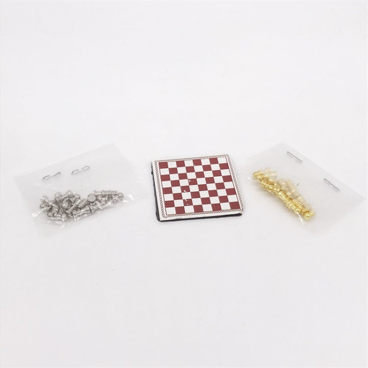 1:12 Mini House Toy Simulation Chess Model Scene Accessories, Chess