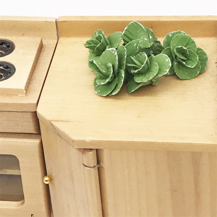 5 PCS 1:12  Mini House Toy Vegetable Simulation Cabbage Kitchen Accessory Mini House Toy, 5 PCS Cabbage
