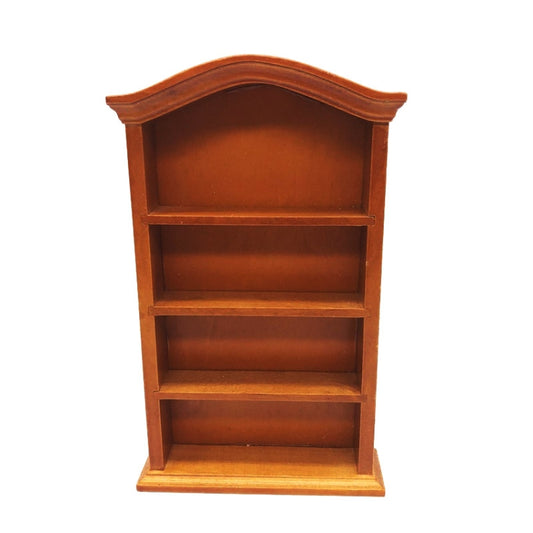 1:12 Mini House Toy Simulation Furniture Wooden Bookcase Mini House Toy, Wooden Bookcase