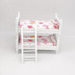 1:12 Mini House Toy Simulation Children Wooden Bunk Bed