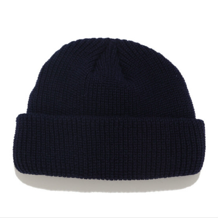 Solid Colors Short Winter Knit Skullcap for Men / Women, M（56-58cm）