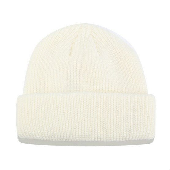 Solid Colors Short Winter Knit Skullcap for Men / Women, M（56-58cm）