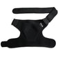 Black anti-scratch shoulder pad with adjustable strap and hook-and-loop securing tab.