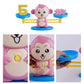 Monkey Balance Scale Toy Child Educational Math Toys, Monkey Pink, Monkey Brown