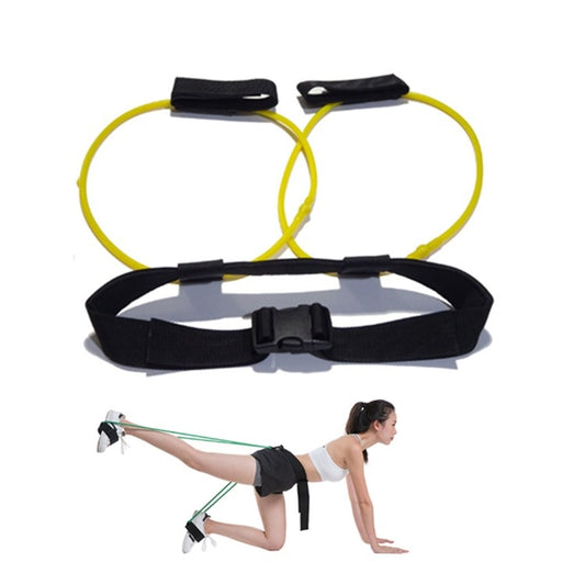 Leg Training Elastic Band Natural Latex Yoga Stretch Band Fitness Supplies, Yellow 10LB, Red 20LB, Blue 25LB, Green 30LB, Black 35LB