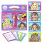 Kids magic water drawing book with makeup princess boards and refillable water pen