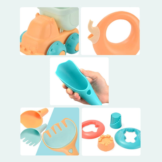 Outdoor Play Water Play Sand Soft Silicone Material Tool Children Play WaterToy Set, 5 in 1, 7 in 1, 9 in 1, 14 in 1, 17 in 1