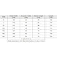 Size chart table: chest width, shoulder width, sleeve length, and coat length in cm