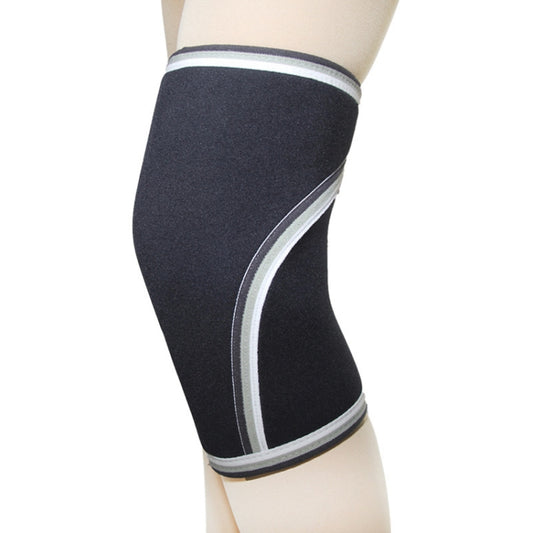 7mm SCR Neoprene Rubber Weightlifting Knee Pads Outdoor Sports Protector, S, M, L, XL, XXL