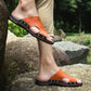Men Casual Beach Shoes Slippers Microfiber Wear Sandals, 37, 38, 39, 40, 41, 42, 43, 44, 45
