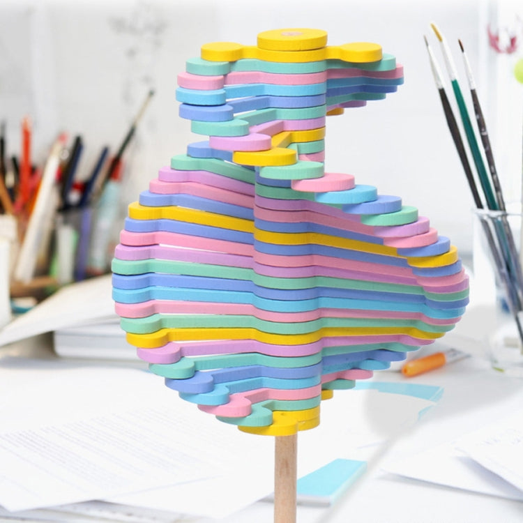 Solid Wood Rotating Lollipop Fischer Series Creative Ornaments Decompression Toy Decompression Artifact