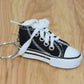 2 PCS Mini Simulation Canvas Shoes Sneaker Keychain Pendant