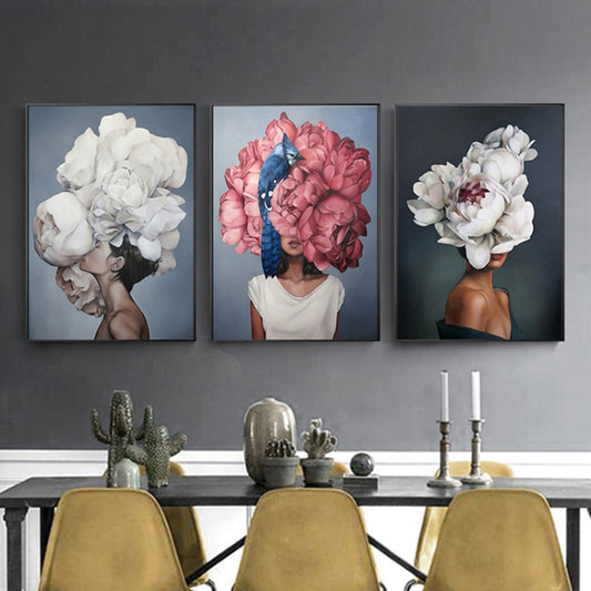 Creative Wall Art Printing Canvas Frameless Home Bedroom Decoration Painting, 30×40cm, 10×15cm, 50×70cm