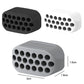 Silicone masseter ball jaw trainer, approx 3cm by 1.6cm by 1.5cm, suction bumps