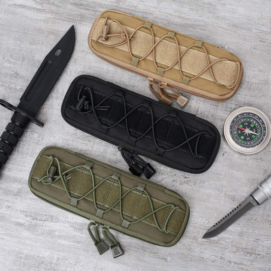 Outdoor Bag EDC Accessories Hiking Camping Pocket Waist Bag, S, L