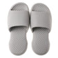 Men's light gray plastic slide slippers with textured footbed and open toe