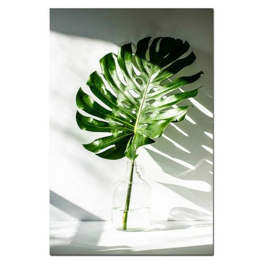 Plant Leaf English Letter Art Posters Prints Art Wall Pictures without Frame, 13×18cm, 15×20cm, 20×25cm, 21×30cm, 30×40cm, 40×50cm, 40×60cm, 50×70cm