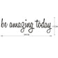 Bathroom Dressing Room Home Decor Removable Mural Wall Sticker, 58x17CM