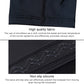 Black knee pad sleeve with stitched fabric and non-slip silicone grip strip